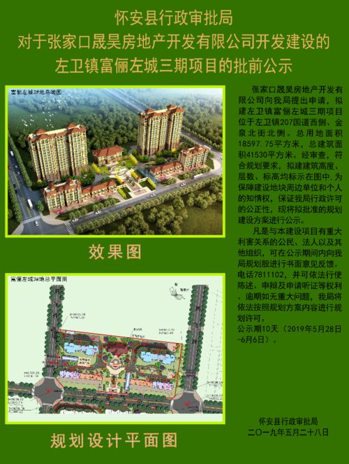 怀安左卫规划图，未来城市发展的高科技蓝图引领者